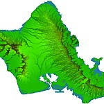 Oahu Shaded DEM